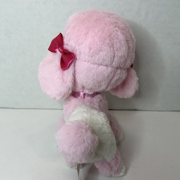 Barbie Pet Pink Poodle Blue Sparkly Eyes Just Play Mattel 7” Plush - Picture 3 of 5